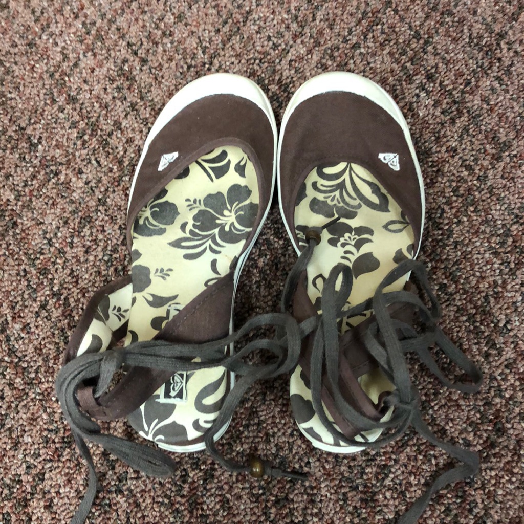 Brown Roxy Espadrilles